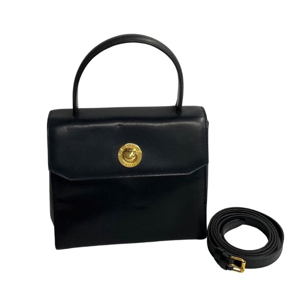 CELINE Black Leather Shoulder Bag - Picture 1 of 10
